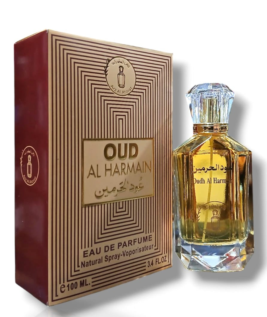 Original Oud Al Haramain Perfume by Arz Al Atorat - 100ml | Eau De Parfum EDP | Perfume For Men | Long-Lasting Fragrance