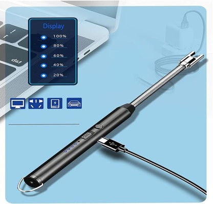 Multipurpose Portable Rechargeable Electric Lighter for Everyday Home and Kitchen Outdoor Use
